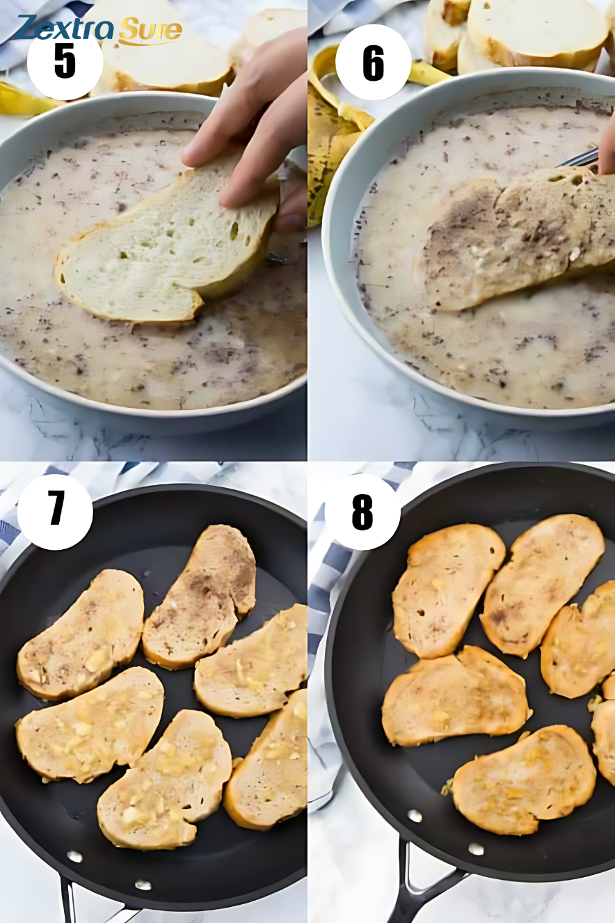 How to make French toast without milk and eggs using just a ripe banana